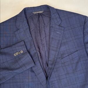 Piattelli Barneys NY x Loro Piana Napoli Mooving Wool Canada Blazer Blue 46L